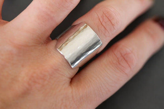 Silver Shield Ring