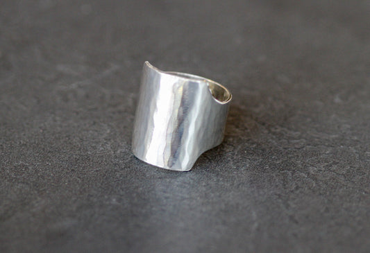 Silver Shield Ring