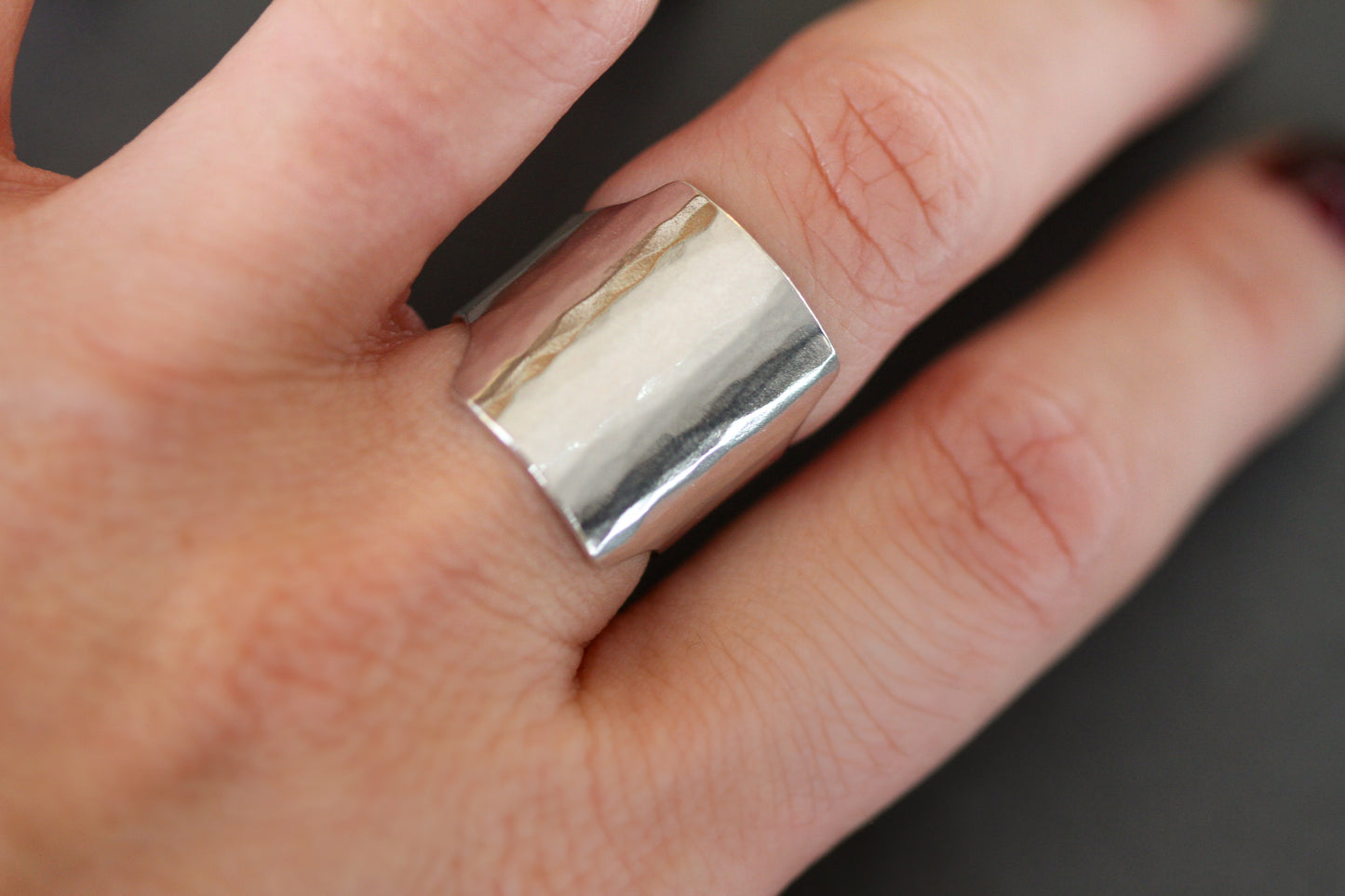 Silver Shield Ring